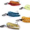 5pcs Fishing Lures Buzzbaits Fishing Bladed Jig Head Lures Fishing Bait Bass Lure Fishing Jig Lures with Skirt Point Hook