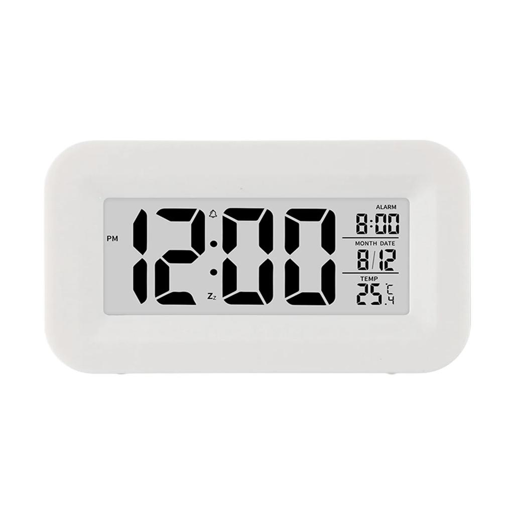 Digital LCD Alarm Clock With Calendar Thermometer For Desk Travel Office Decor Student Alarm Clock Electronic Clock Smart Clock