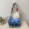 Korean Ins Knot Handbag: Stylish Spring/Autumn Bucket Bag with Large Capacity