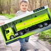 Childrens Construction Vehicle Pull Back Excavator With Light Sound And Detachable Cab For Boys Playtime