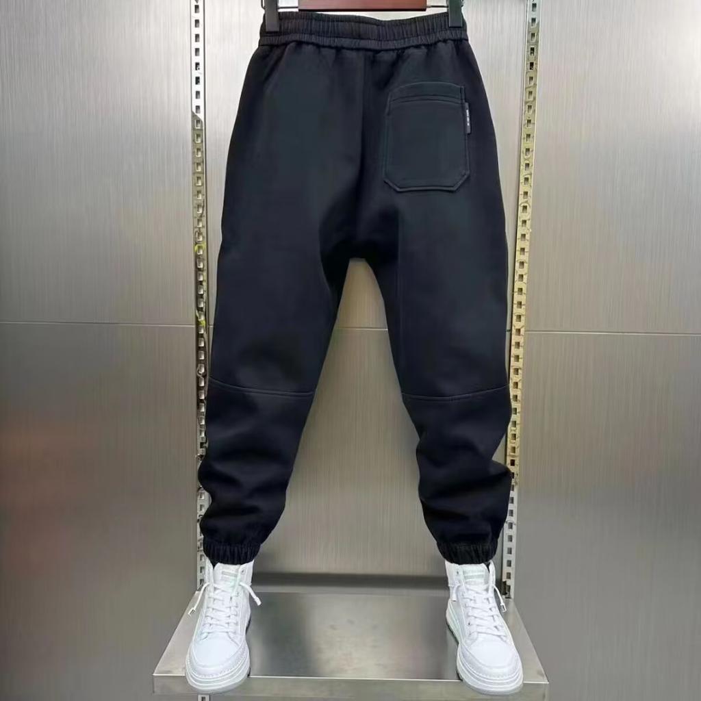 Pánské ležérní cargo kalhoty, módní kalhoty, pytlovité tepláky, sportovní kalhoty, hip hop, streetwear, Y2K, podzimní kalhoty