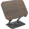 360-Degree Rotating Multi-Purpose Foldable Aluminum Alloy Bookend Comfortable Bookstand Bookshelf Table for Easy Reading