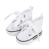 AXLUCE Plush Toy - Shoes - Plush Clothes - 20cm Canvas Shoes High-Top Sneakers Doll (White)