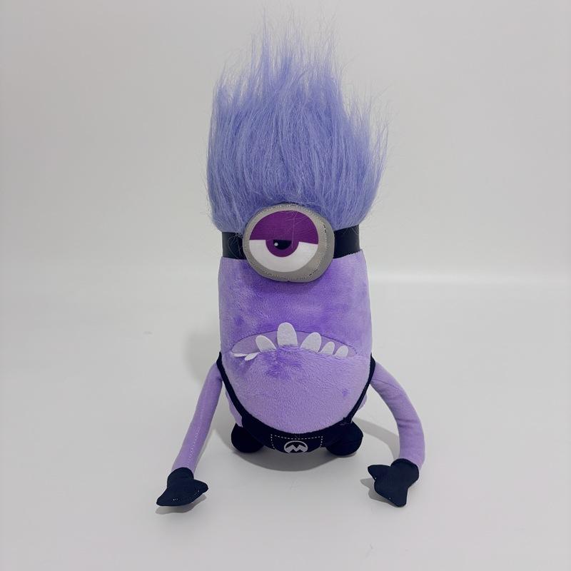 Grukyll Dog Plush Toy Fury Dog Despicable Me Purple Doll Holiday Gift Doll