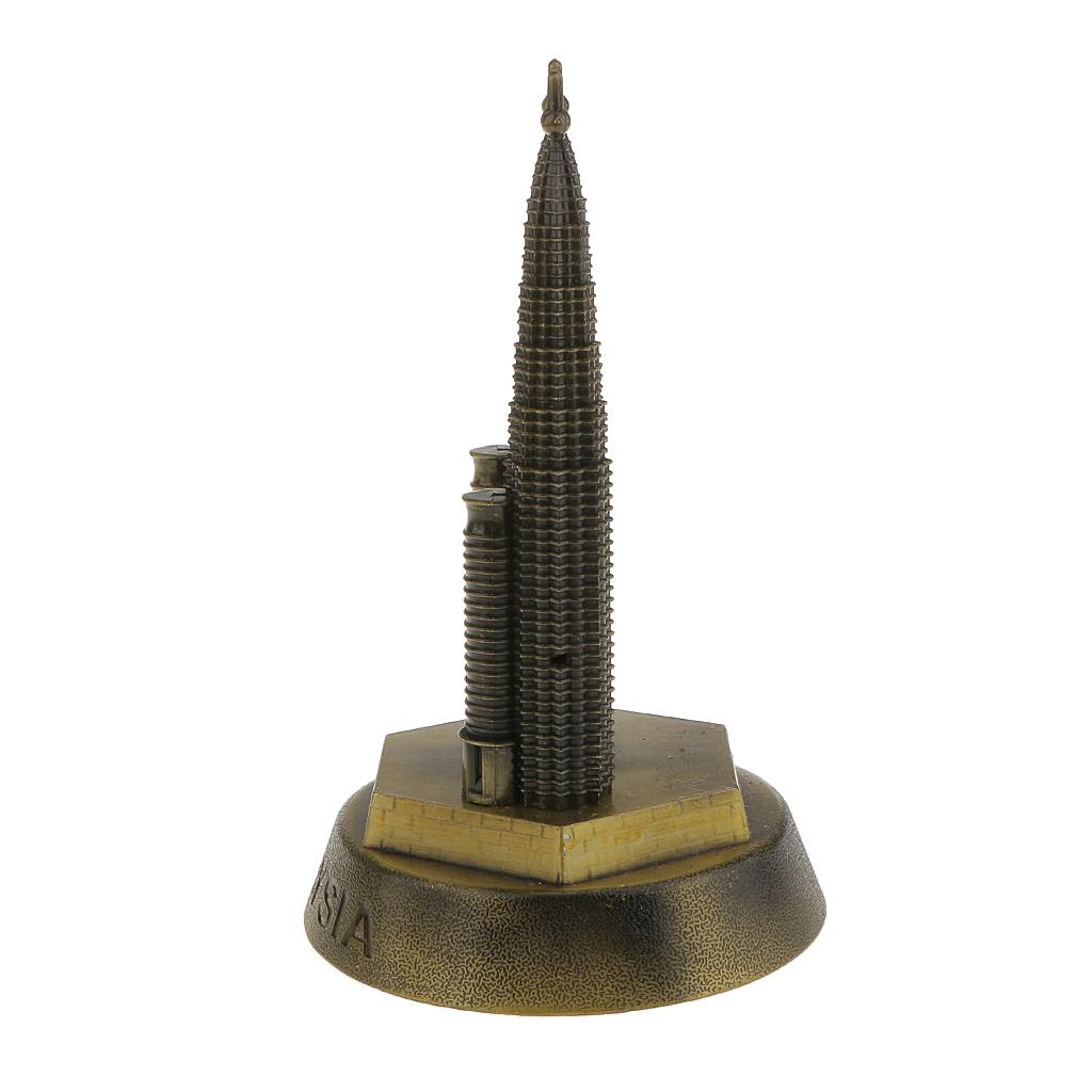 16cm Vintage Model Malaysia Petronas Twin Towers Kuala Lumpur