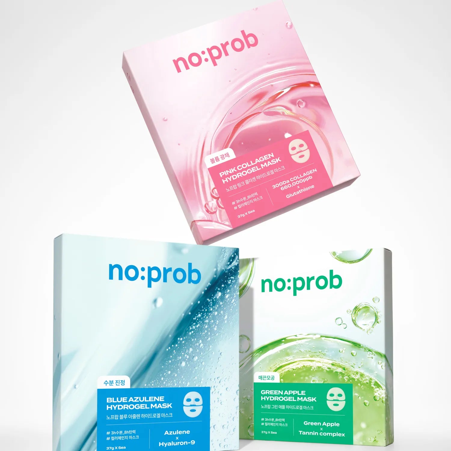 NoProb Hydrogel Mask Sheet 5ea 5pcs