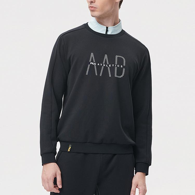 

New FILA Athletics Sweatshirts Men s Pitch Black A11M141231F-BK XL