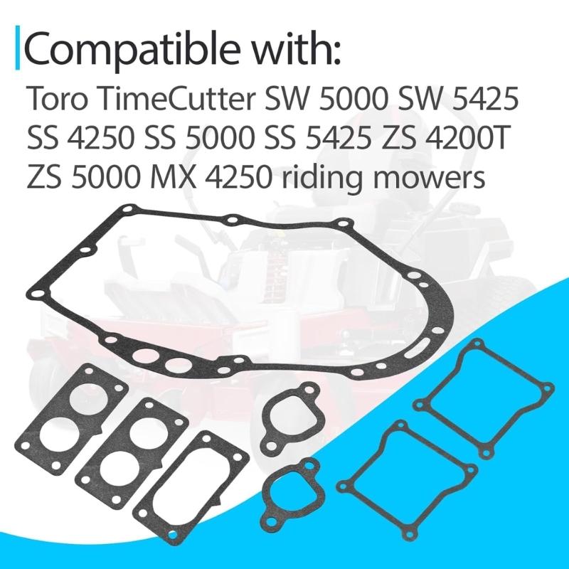 Engine Gasket Set For Lawn Equipment Models Includes Cover And Crankcase factors
