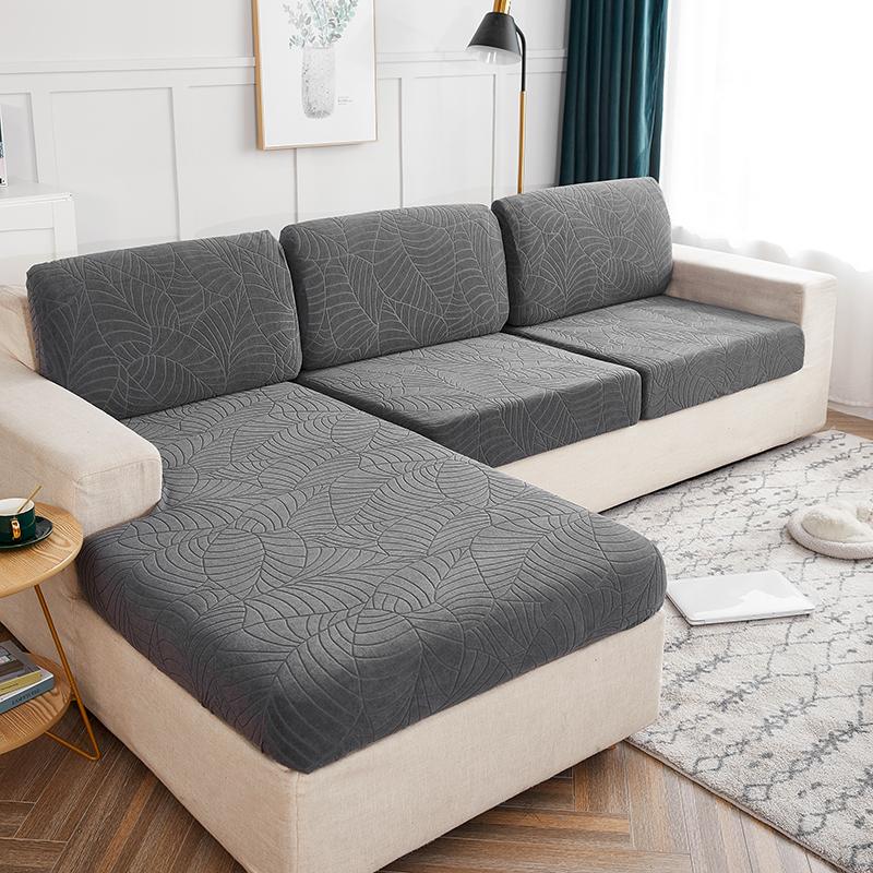 Waterproof Sofa Seat Cushion Cushion Cover Sets For Family Rm Area Protector Couch Chaise Longue Jacquard Sofa Slipcover Armchair Seat Cover