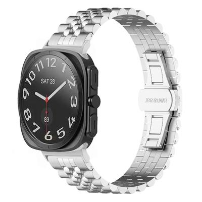 For Samsung Galaxy Watch Ultra 47mm Watch Band Stainless Steel Strap with Band Removal Tool