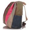 Damen Leder Rucksack im Patchwork-Design
