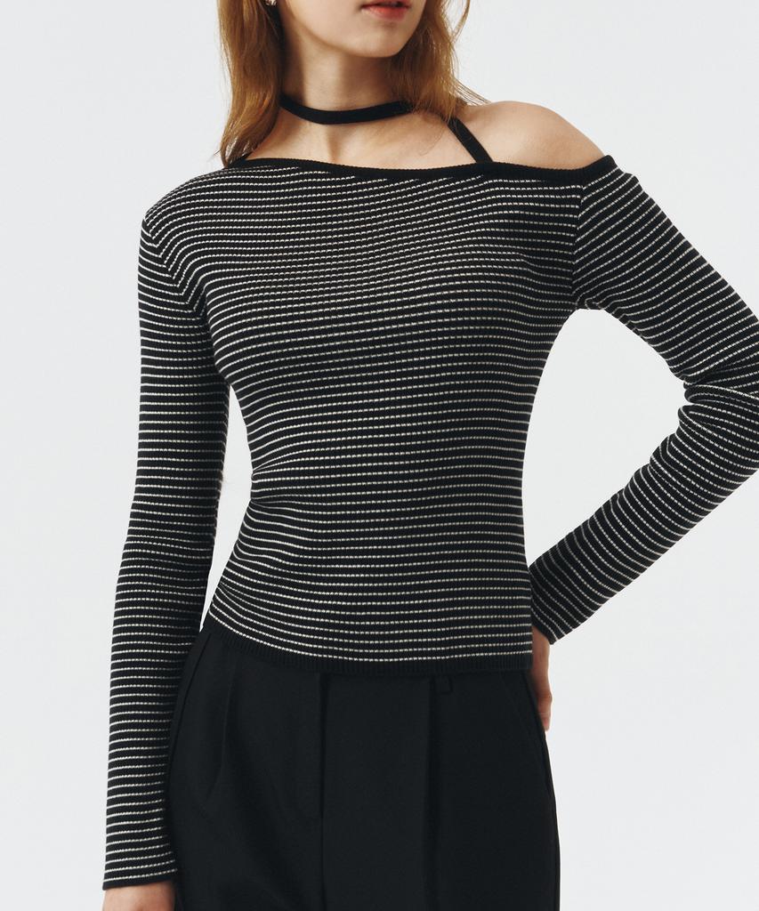 ARTID Cashmere Strap Knit Top_3 Colors