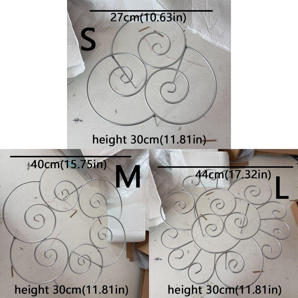 Rust-Proof Metal Plant Support Ring Weather-Resistant Flower Frame Support Garden Decoration