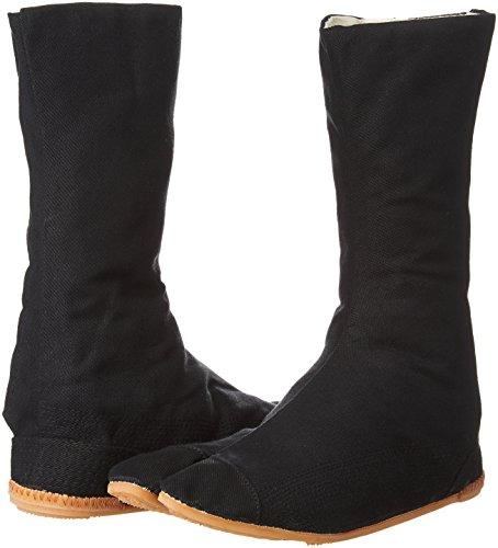 Rikioh Sewn Tabi Fighter, 10-Sheet Kohaze, Black, 23.0cm, F10