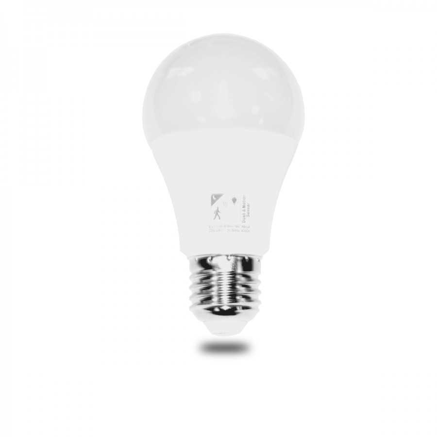 Lampa Led E27 9W 4000K 860Lm Czuj Zm. I Ruchu 20%