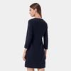 PORTS Women's 2025 Early Spring X-Shape V-Neck Midi Dress LT8D016TWB033