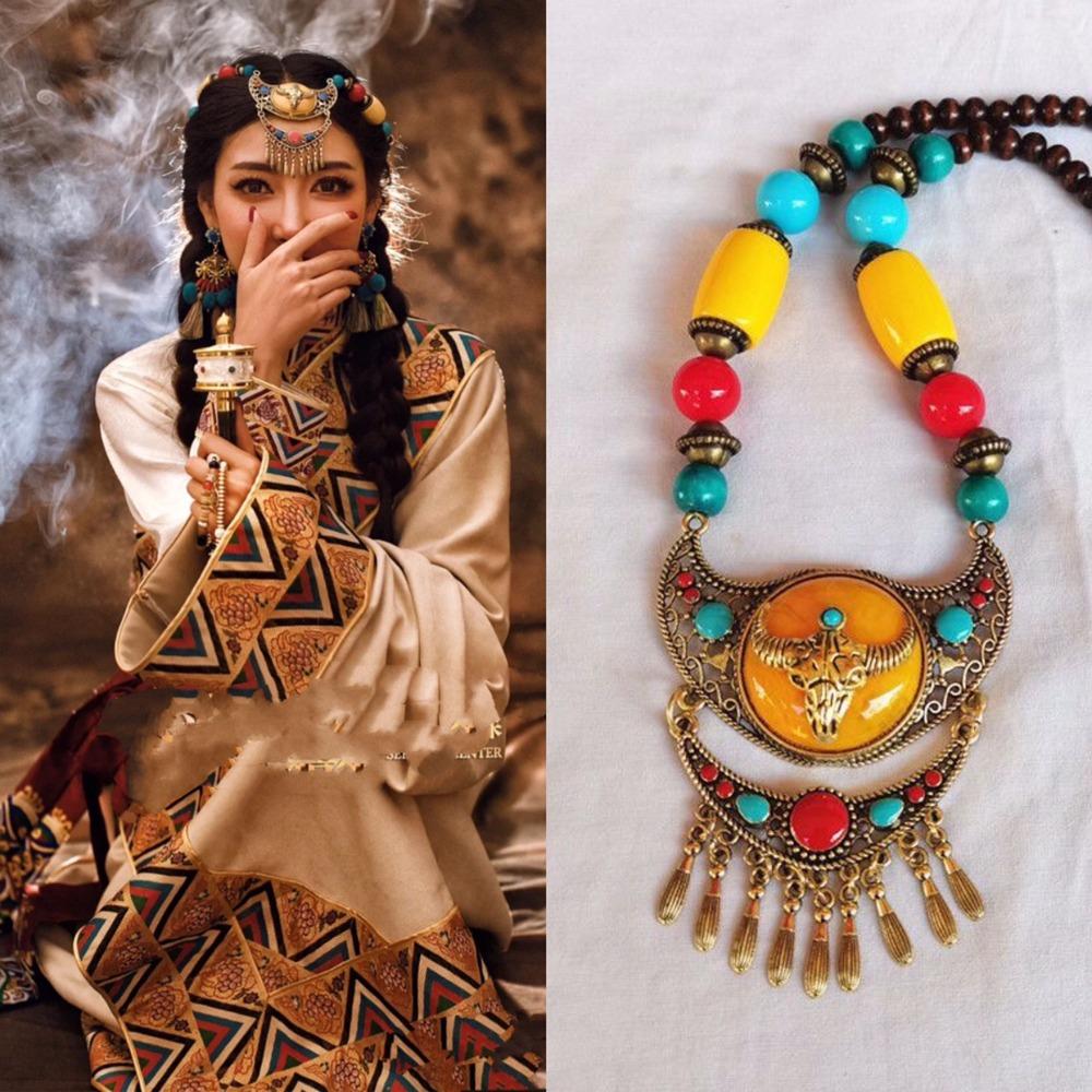 Eyebrow Pendant Ethnic Style Forehead Chain Exotic Turkish Headwear Indian Headdress Girls