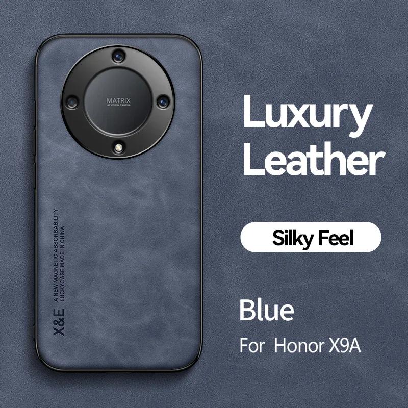 Magnetic Suede Leather Case For Honor Magic5 Lite Magic6 Lite 5G Shockproof Matte Silicone Soft Case Cover