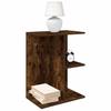 Nightstand Smoked Oak 46.5 X 29 X 61 Cm Engineered Wood