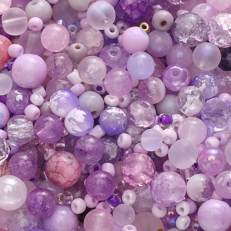 

Стеклянные смешанные бусины Кристальные неправильной формы бусины для изготовления ювелирных изделий DIY Браслет Ожерелье Фурнитура Аксессуары 09