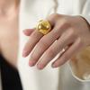 Fashion Women'S Stainless Steel Ring Oval Female Luxury Ring Punk Accessories Aesthetics Zircon Party Gift Wholesale