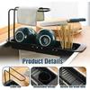 Stainless Steel Draining Rack, Upgraded Kitchen Sink Faucet Organizer Adjustable