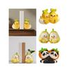 2 Pieces Cute Bookends Statue Novelty Resin Ornament for Hallway Living Room