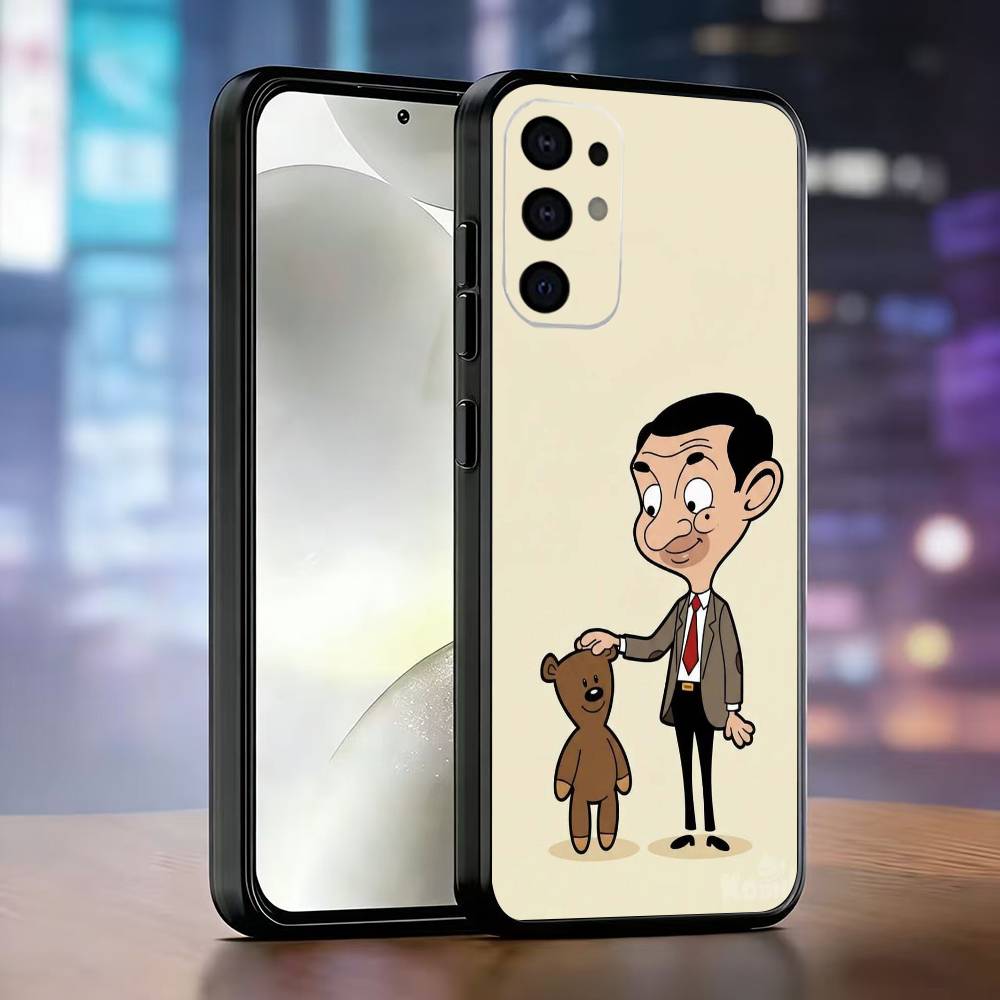 

Funny Mr B- BeanS Phone Case For Samsung S25,S24,S21,S22,S23,S30,Ultra,S20,Plus,Fe,Soft Silicone Black Cover Samsung S21 s305G