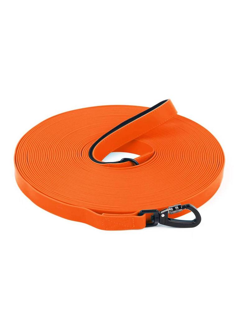 Vattentätt hundkoppel, 3M/5M/10M/15M/20M/30M Hundpromenadkoppel för utomhusbruk, Slitstark PVC långlina spårningslina med vadderat handtag