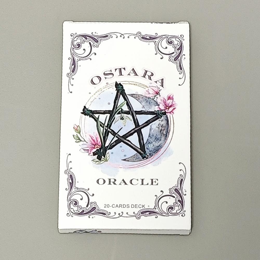 Ostara Oracle Deck 20 Pcs Oracle Cards, Inspirational Altar Deck To Recieve Divine Messages 12*7cm