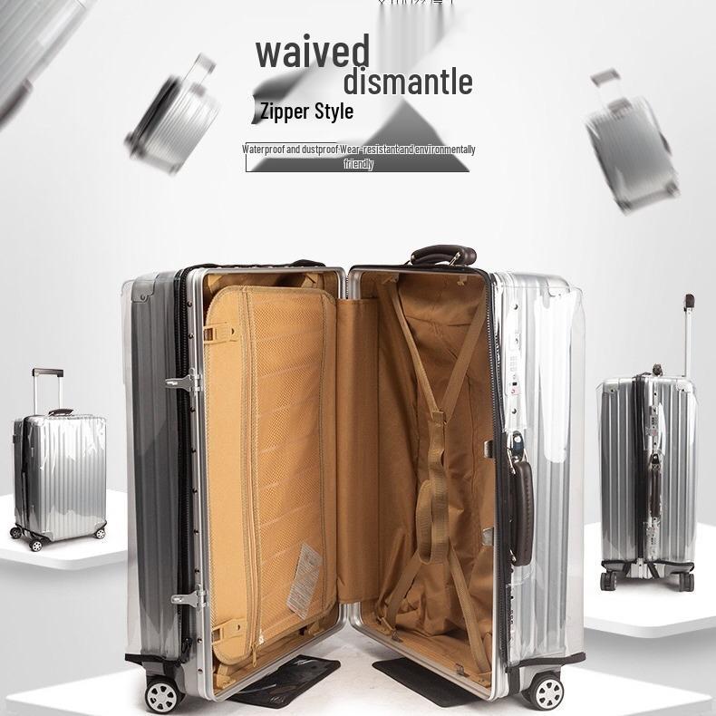 Transparent Dustproof Suitcase Protector Cover for 20-28 Inch Trolley and Rimowa Cases