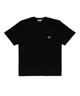 BEN DAVIS T-shirt Original à Grande Poche Noir