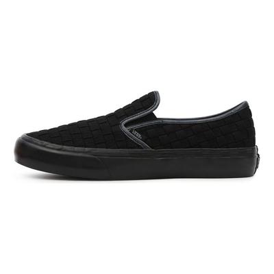 Curren X Knost X  Slip-On Series SF Casual Low-Top Skate Shoes Unisex Sneakers Black VN0A5HYQB8M