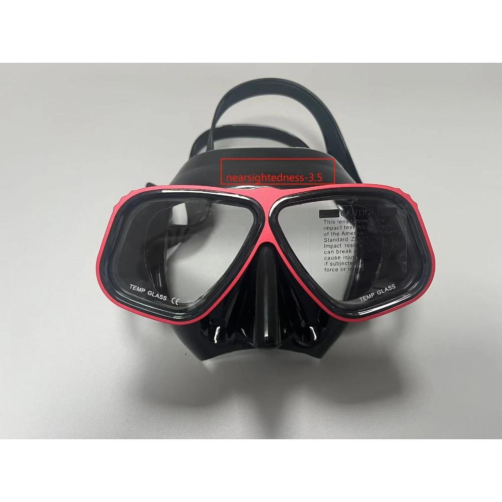 Mască de snorkeling, ochelari de scufundări miopi optici, adulți, pot fi echipați cu mască de scufundări miopi