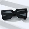 Lunettes de soleil fashion à monture large pour un style haut de gamme pour femmes, lunettes de soleil carrées polyvalentes anti-ultraviolets, best-sellers pour la photographie de rue pour hommes