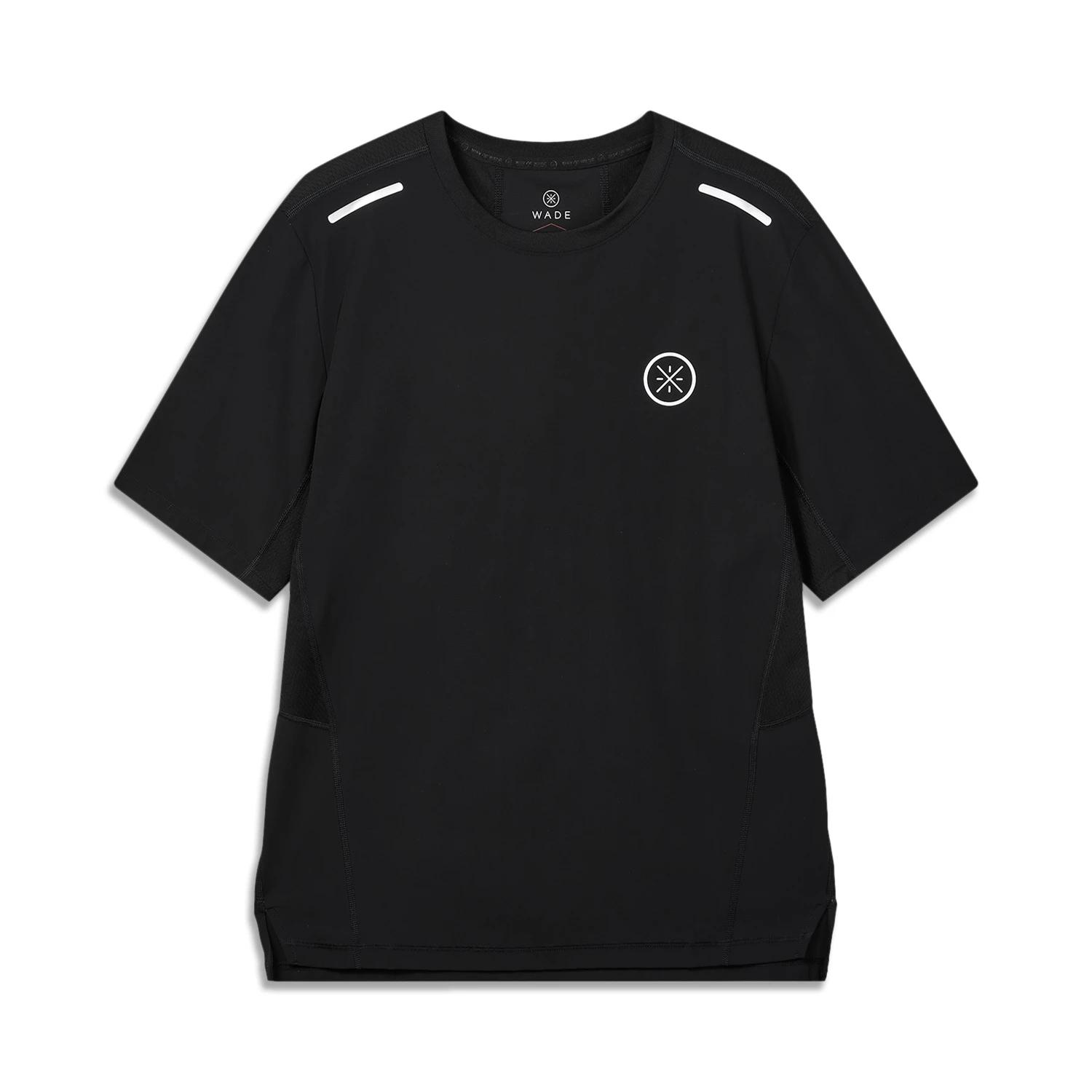 Li-Ning Wade Series Round Neck Comfortable Quick-Dry Short Sleeve T-Shirt Men Tops ATSW517-1 S