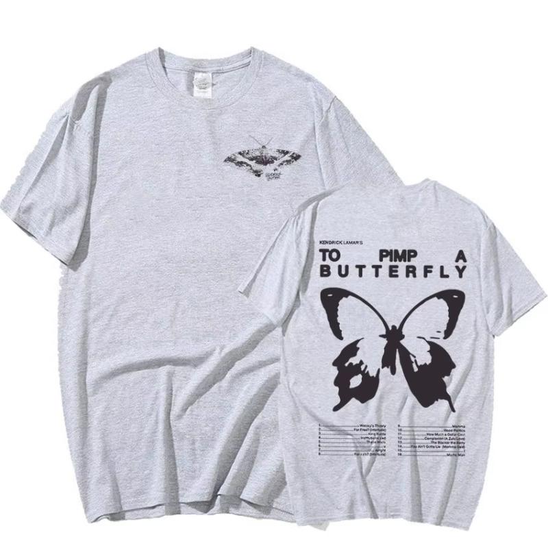 Kendrick Lamar To Pimp A Butterfly Graphic Tee Shirt Unisexs Rapper Hip Hop Trend Streetwear Tshirt Unisex Cotton Oversized Tees