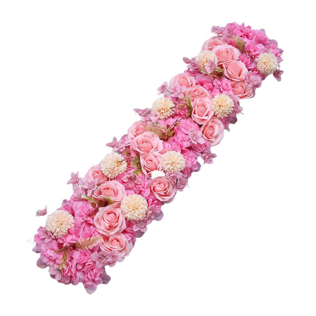 Artificial Flowers Flower Wall Panels Realistic Arch Door Flower Row for Wedding Craft Art DIY Photo Background Reception