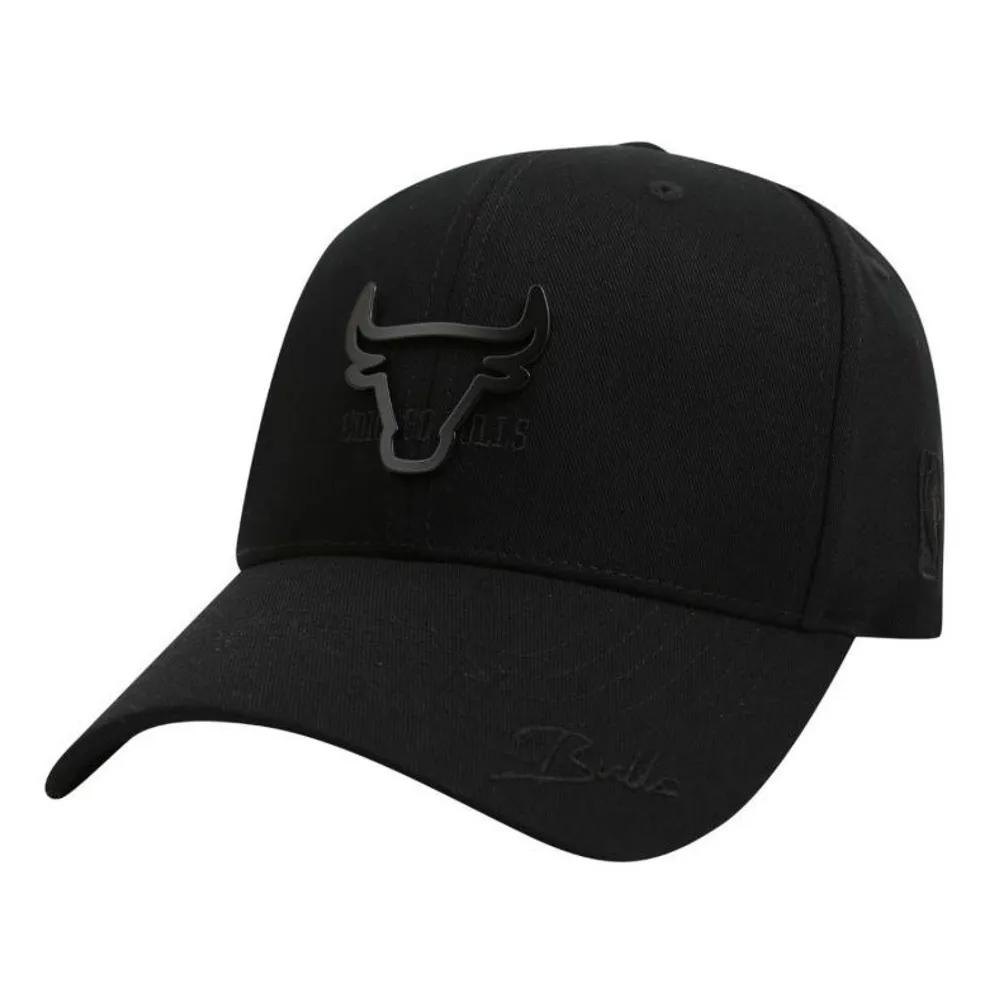 Unisex Chicago Bulls Outline Metal Long Brim Ball Cap (N255AP414P)