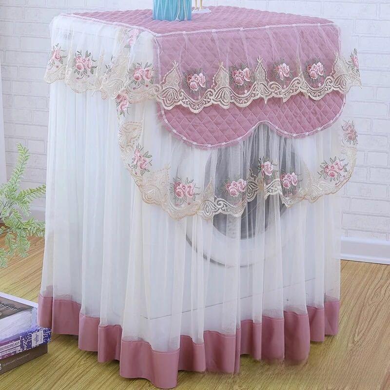 Modern Minimalist Polyester Laundry Machine Cover For Fully Automatic Washers