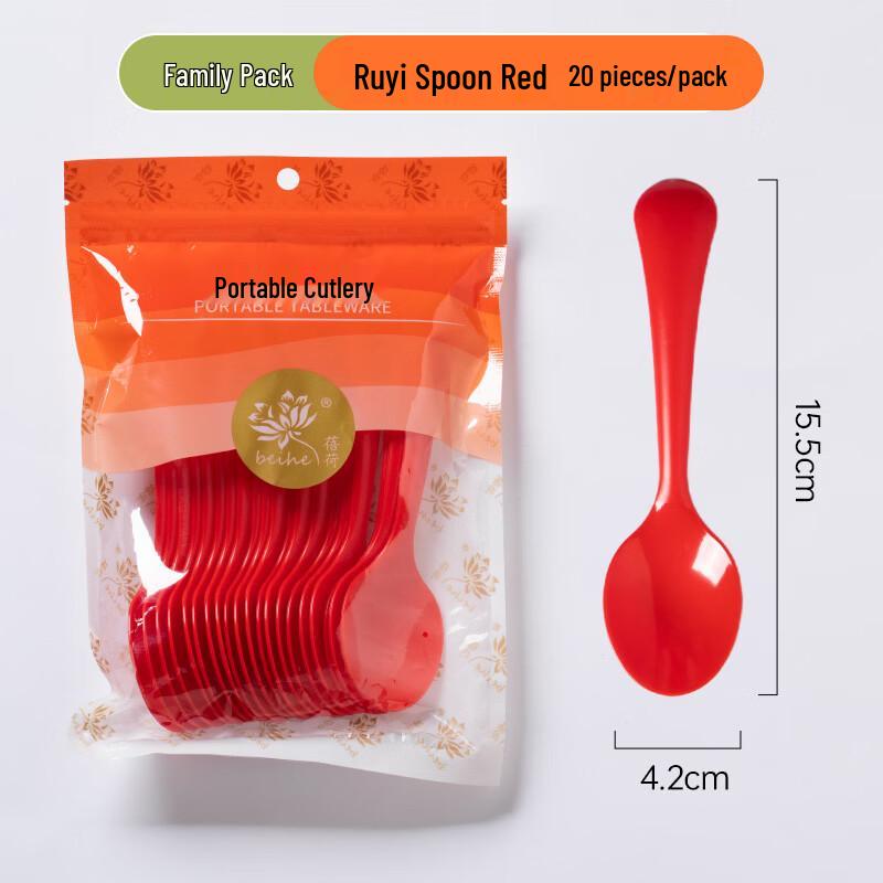 Disposable Long Handle Soup Spoons