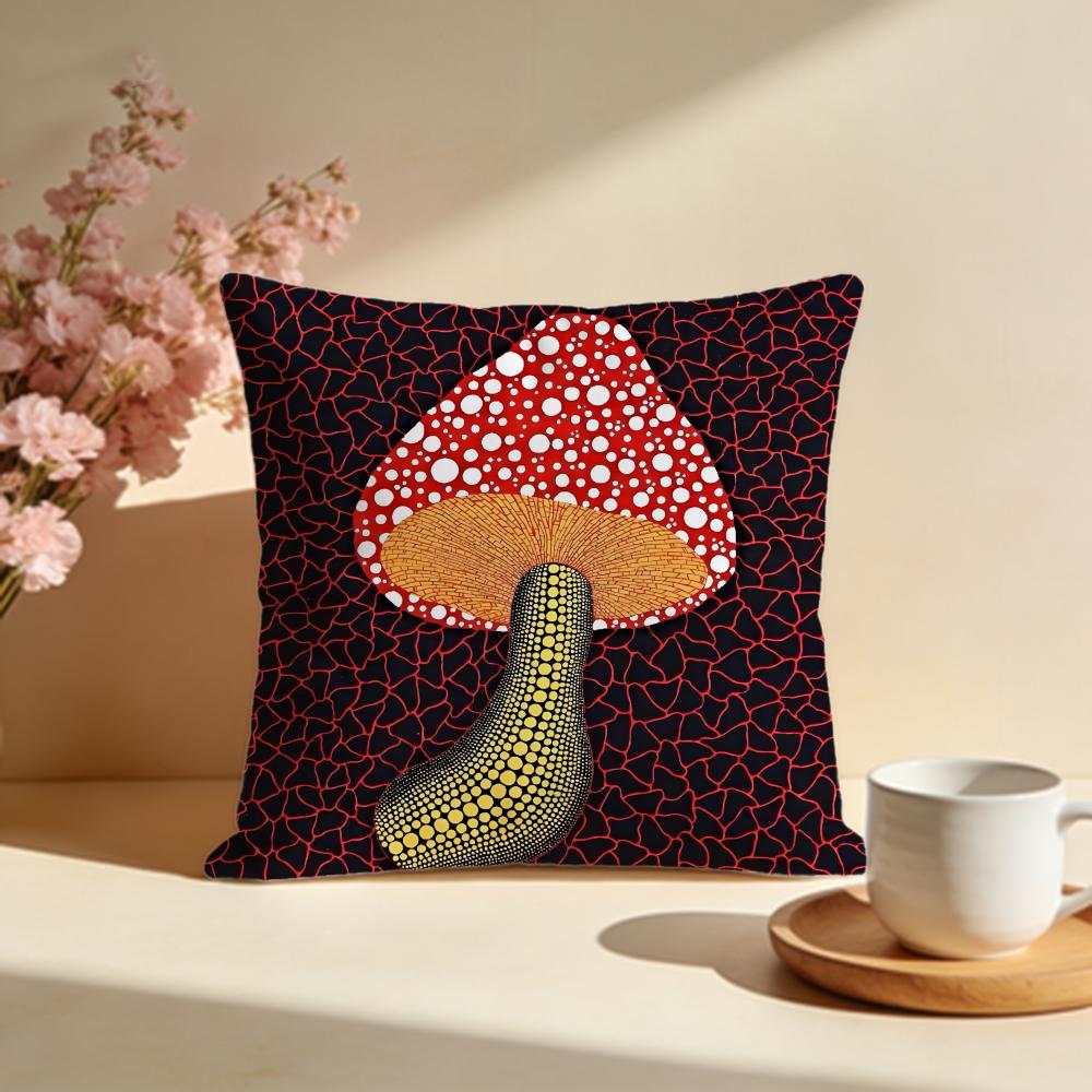 Federa Cuscino Trendy KKusama Yayoiiou Federa Cuscino Lavabile alla Moda Ideale per Divano Camera da Letto Decorazione Auto