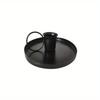 Portable Candle Holder Desktop Candlestick Adornment Metal Candlestick Taper Candle Holder with Handle Home Wedding Decorations