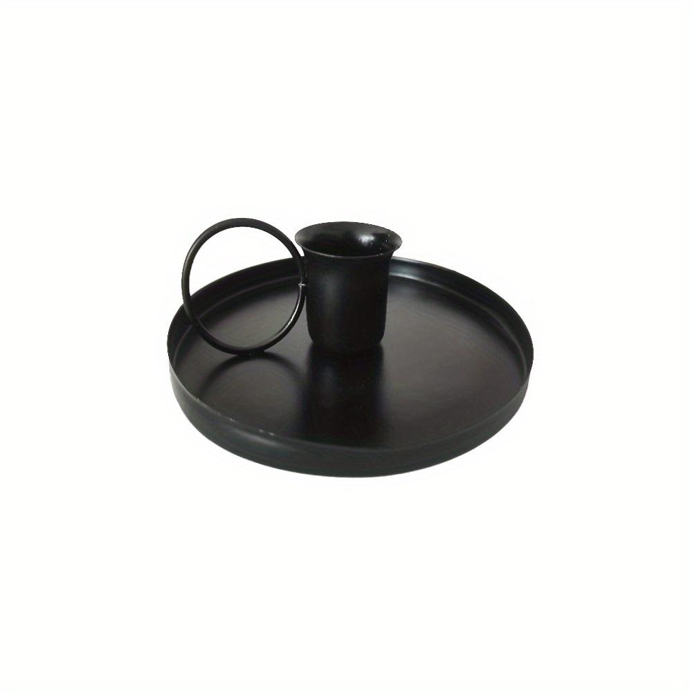 Portable Candle Holder Desktop Candlestick Adornment Metal Candlestick Taper Candle Holder with Handle Home Wedding Decorations