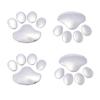 Sticker Brand Silver Car Bear Body Dog Decal Pattern Bumper Paw Animal Foot