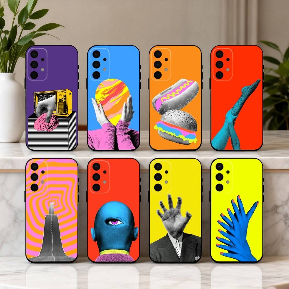 Art T-Tyler S-Spangler Handyhülle Für Samsung Galaxy A73,A72,A71,A70,A53,A52,A51,Andere Weiche Schwarze Hülle