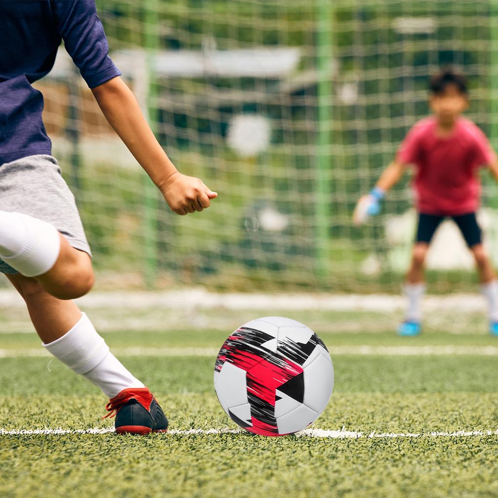 Official Size 5 Soccer Ball For Match And Training Football Soft PVC Cover For Smooth Handling