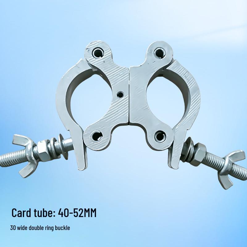 Single & Double Hook for Stage, Par, and Moving Head Lights - Cast Aluminum