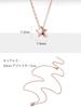 [ChicSilver] Star Necklace for Women - Popular, Simple, K18 Pink Gold, Cute Star Accessory