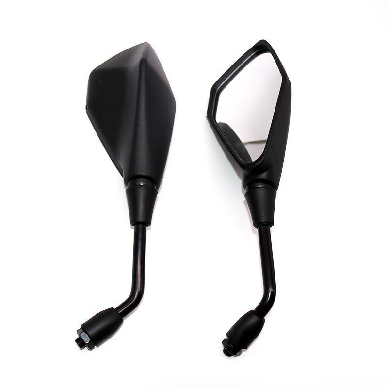 Elektrické vozidlo 10mm Zpětné zrcátko s železnou tyčí - Konvexní design pro motocykly (Pravá strana)